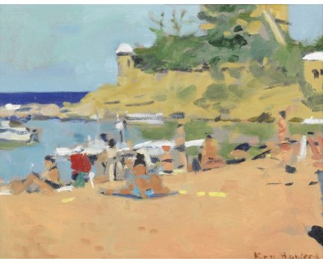 Ken Howard R.A. (British, 1932-2022)Morning Light Campese signed 'Ken Howard' (lower right)oil on canvasboard20 x 25.5cm (7 7