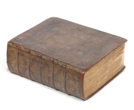 A seventeenth century leather bound bible Cambridge printed by John Hayes 1683. The Book of Common Prayer and Administration 