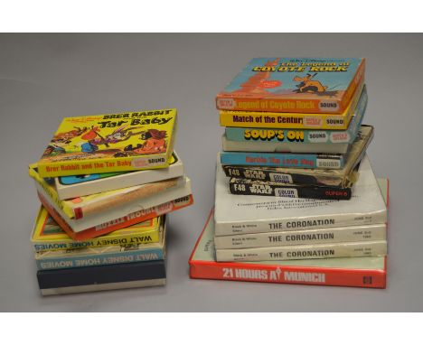 A Quantity of Super 8 Sound Cine Films, including Star Wars (2 copies), 21 Hours at Munich, Jesus Christ Superstar, Herbie Th