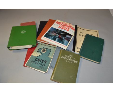 A Collection of Motion Picture Equipment and Optical Books, including a Rank Studio Division Catalogue for Arriflex, Taylor H