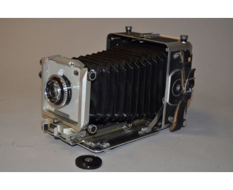 A MPP Micro Technical Mark VIII 5 x 4" Camera, serial no 14498, with a Schneider-Kreuznach Xenar 135mm f/4.7 lens serial no 1