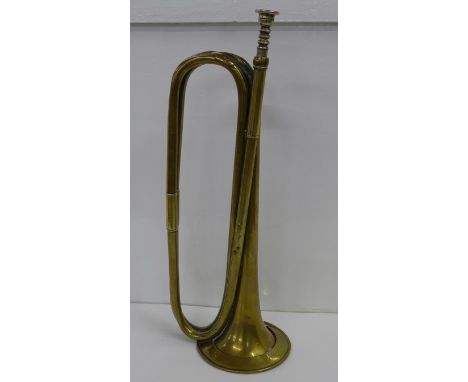 A cavalry bugle, circa 1910, Potter of London maker 