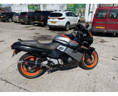 A 1989 HONDA CBR 1000F MOTORCYCLE REGISTRATION F165 MGY. BELIEVED GENUINE 48, 342 MILES AT TIME OF CATALOGUE. MOT TO 5 JUNE 2