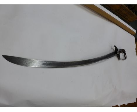 A 1796 PATTERN LIGHT CAVALRY TROOPERS SWORD, 82CM, CURVED BLADE STAMPED WOOLLEY AND CO. WOOLEY AND CO OPERATED FROM 10 BUSH L