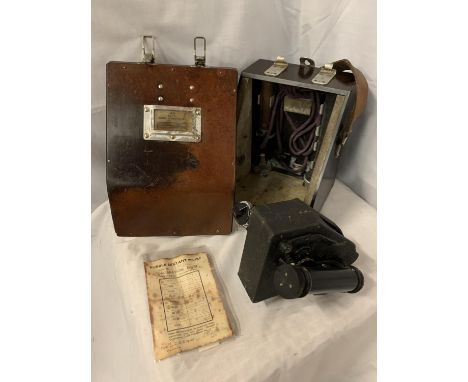 A WW2 BUBBLE SEXTANT FROM A BOMBER 