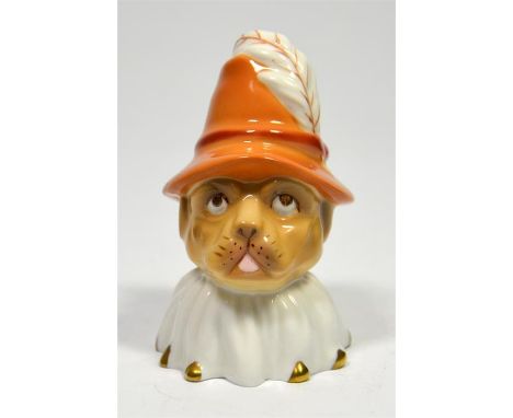 A Royal Worcester Limited Edition 38/600 'Toby' candle snuffer. Printed marks. Height 8cm.