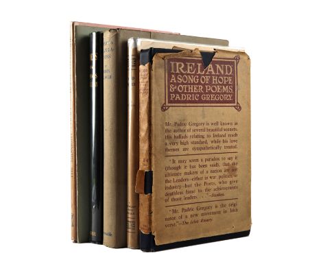 Irish Poetry interest. O?Sullivan, Seamus. Poems. Maunsel, Dublin, 1912, first edition, 8vo, blue cloth, top edge gilt as is 