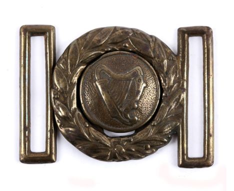 1916 Irish Citizen Army uniform belt buckle. Worn by Lieutenant Tomas O Donohoe, St. Stephen's Green (College of Surgeons) Ga