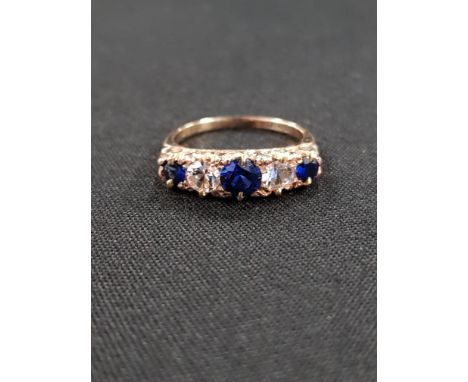 VINTAGE 9 CARAT GOLD DRESS RING 