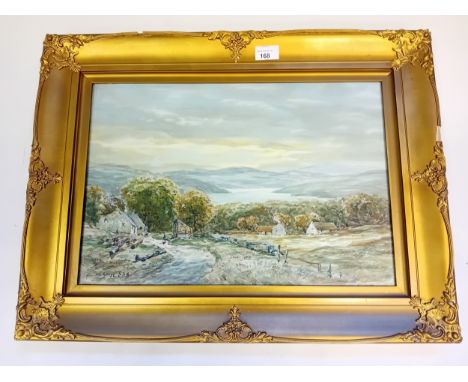 John Hamilton Glass (1864-1940)Watercolour titled ''Loch Tay'', signed.[47x62c]