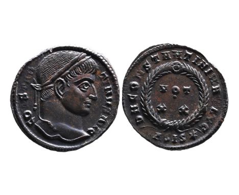 Constantine I the Great AD 307-337, Siscia Mint, ca. AD 320-321.Laureate head of Constantinus I right, CONSTANTINVS AVG;VOT_X