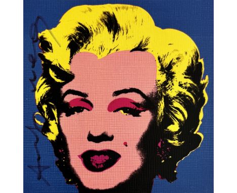 Andy WARHOL (1928-1987), d'après. Marylin. A Print Retrospective . Carton d'invitation de l’exposition A Print Retrospective 