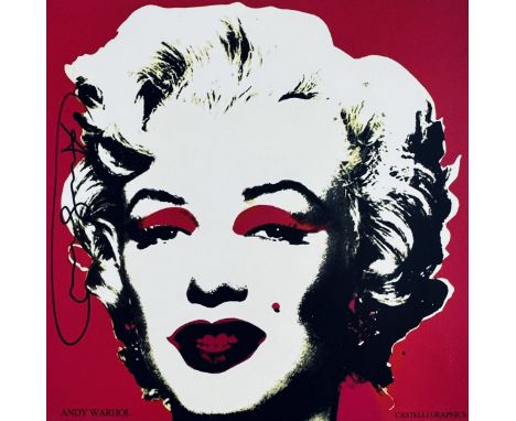 Andy WARHOL (1930 - 1987), D’Après.  Marilyn. Carton Castelli Graphics pour la rétrospective organisée en 1981 par Castelli G