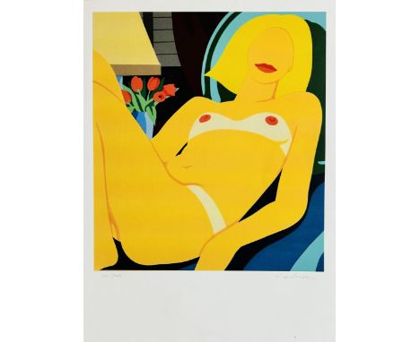 Tom WESSELMANN (1931-2004), D'Après.  Nude. Epreuve offset en couleurs sur papier. Porte une signature à la mine plomb en bas