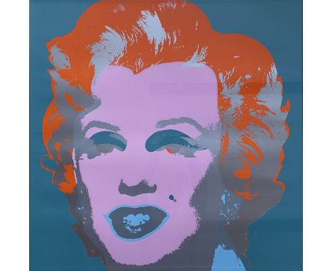 Andy WARHOL (1928-1987), d'après. Marilyn. Sérigraphie en couleurs Editions Sunday B. Morning, porte le tampon de l'éditeur S