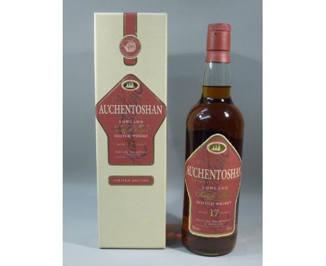 AUCHENTOSHAN 17 YEAR OLD SCOTCH WHISKY BORDEAUX FINISH 70CL, 51%. A LIMITED EDITION BOTTLING OF AUCHENTOSHAN FINISHED IN BORD