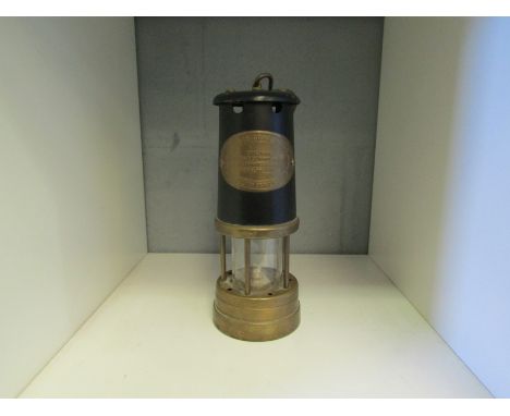 A coal miner's lamp 'Abergaman Colliery' serial no. 293664