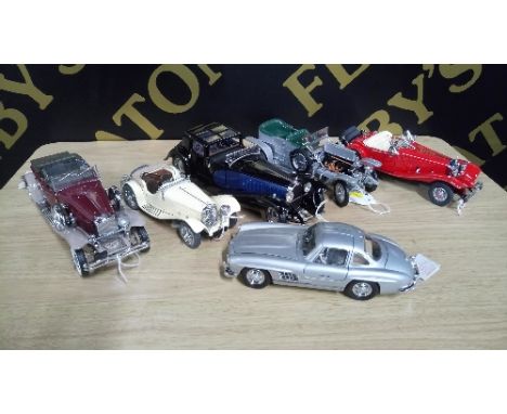 7X MINT CONDITION MINT PRECISION MODEL CARS & BOXES / CARTS(6)