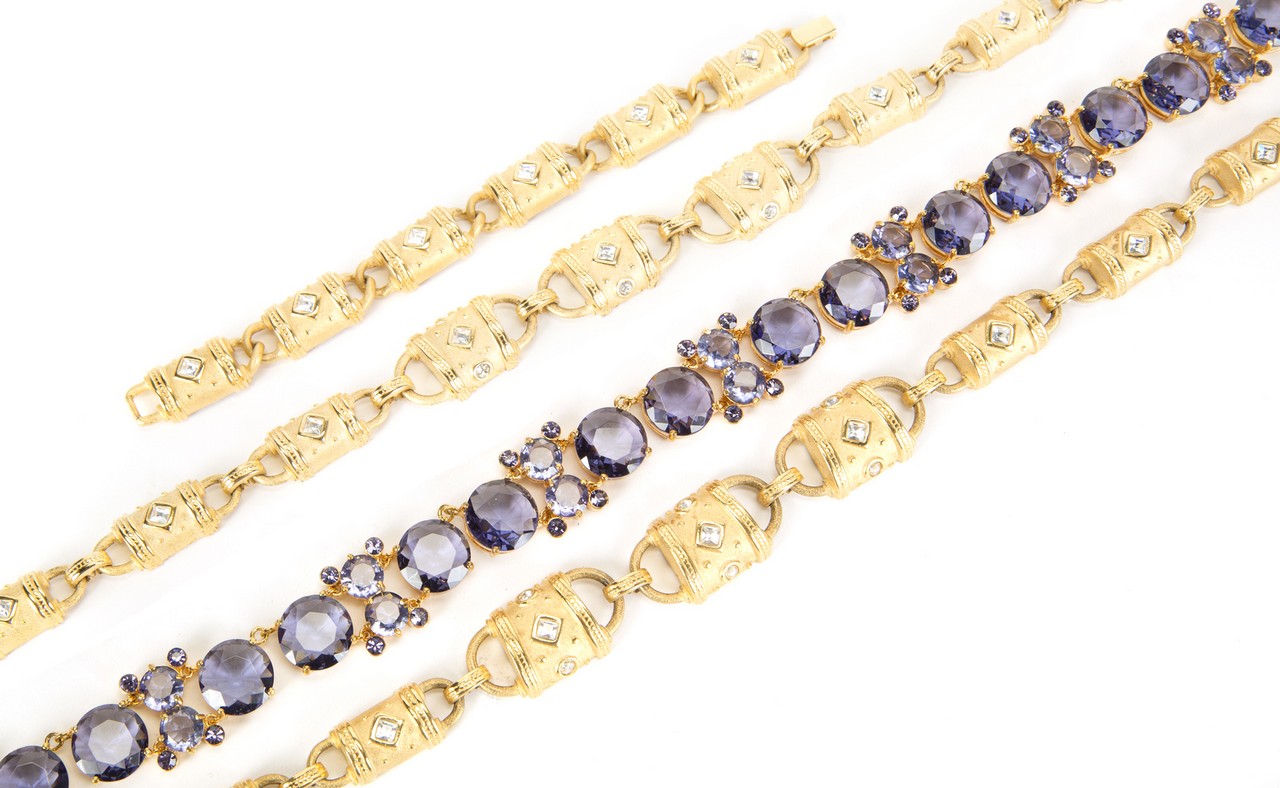 JOAN COLLINS COSTUME JEWELRY A collection of costume jewelry owned by