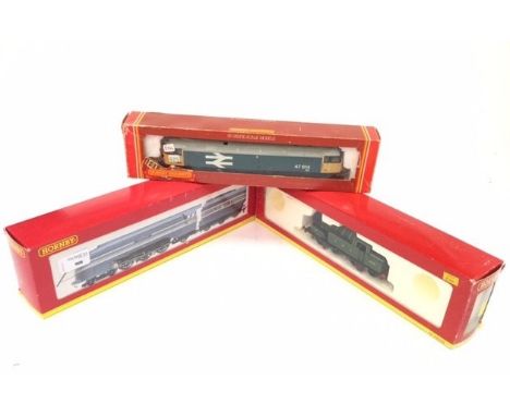 COLLECTION OF HORNBY LOCOMOTIVESto include 00 Gauge, including R2206 LMS 4-6-2 Coronation Class 6220, SR 404 BR Class 47 Co-C