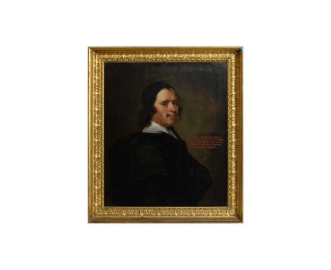 British School, c.1700Portrait of Richard Gibbon (d.1679),with biographical manuscript inscription, oil on canvas,73 x 62cms,