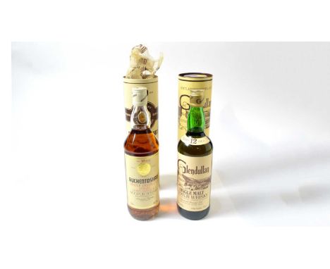 Auchentoshan triple distilled single malt scotch whisky, one bottle, 40% vol, 75cl; and Glendullan single malt whisky, 12 yea