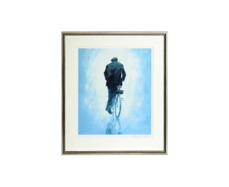Alexander Millar(Scottish, b.1960)"The Dismount",signed, further inscribed by the artist verso, and dated 2003,giclee print,5