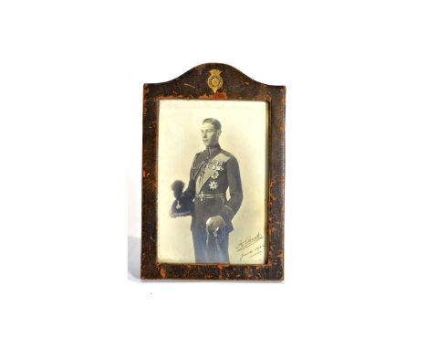 A signed photograph of Prince Albert, Later King George VI (1895-1952), signed and dated June 1922, three quarter length wear