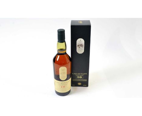Lagavulin Islay Single Malt Scotch Whisky, one bottle, Lagavulin Distillery, 16 years, 43% vol, 700ml, boxed.
