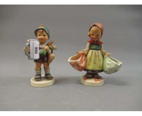 Two small Goebel Hummel figures 