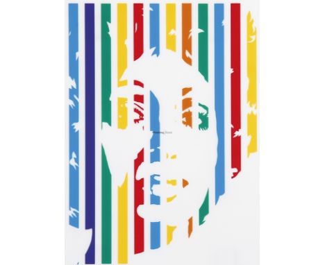 WERNER BERGES Cloppenburg/Niedersachsen 1941 - 2017 Schallstadt/Baden: Gourmet de Funk - Colour. Farbsérgraphie auf Plexiglas