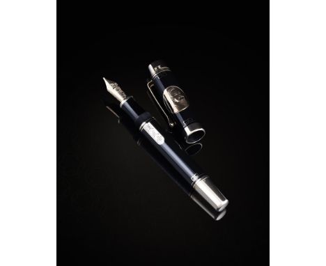 Y MONTBLANC, 88, HAN WU-TI A LIMITED EDITION FOUNTAIN PEN, NO. 76/88, CIRCA 2002Cap and Barrel: gold coloured cap and barrel 