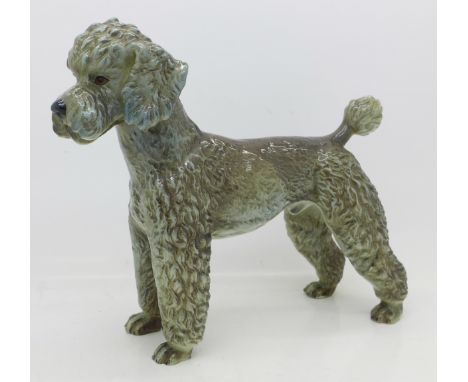 A Goebel figure of a poodle, 17cm