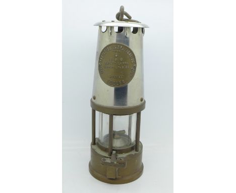 A Protector Lamp &amp; Lighting Co. Ltd. Type 6 miner's safety lamp