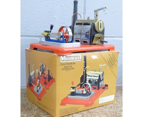 A Mamod steam engine SP4, boxed
