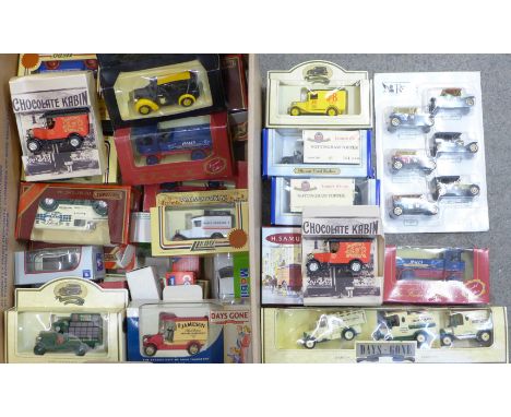 Die-cast vehicles including Days Gone, Corgi, etc., boxed