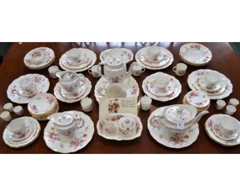 A Royal Crown Derby Posies pattern tea, coffee and dinner service, including large teapot, hot water jug, coffee pot, cream j