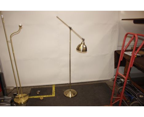 An Angle Poise type adjustable standard lamp