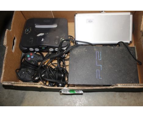 A Playstantion2 and Nintendo 64 Console