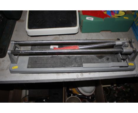 A heavy duty tile cutter 