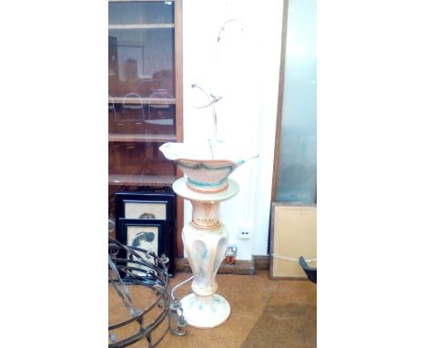 Very large ceramic, ornamental light/water feature