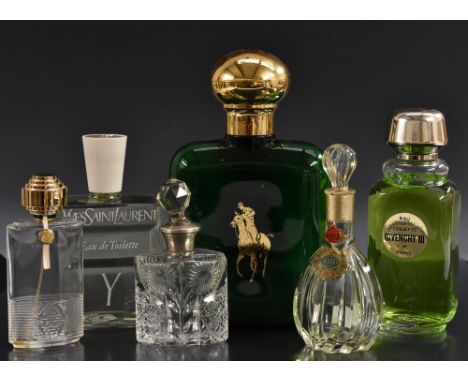 A factice display bottlr, Polo, Ralph Loren, approx 25cm in height; a Givenchy III eau de toilette factice display bottle, ap