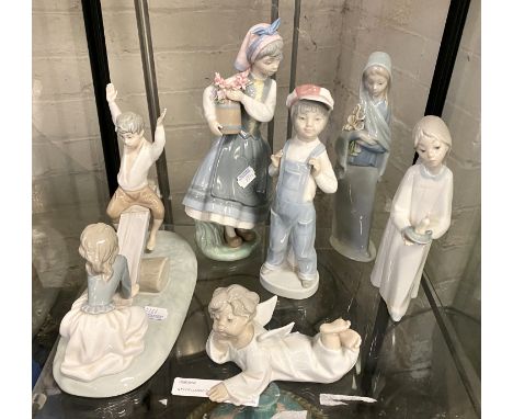 QTY OF LLADRO FIGURES &amp; SOME NAO