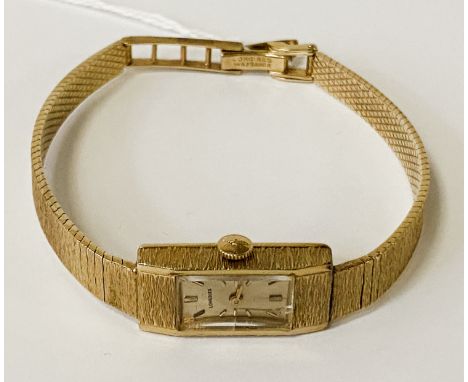 14CT GOLD LONGINES LADIES WATCH - 22.4 GRAMS APPROX TOTAL
