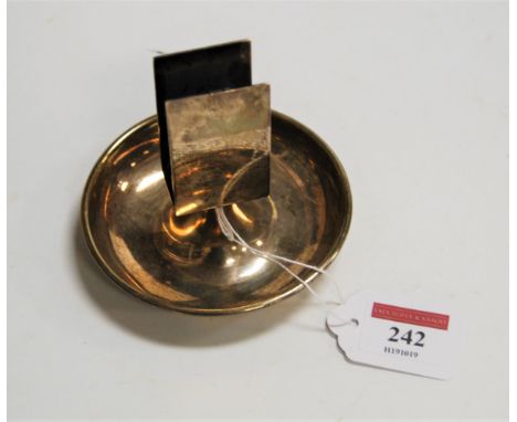 A 1930s silver matchbox holder / ashtray