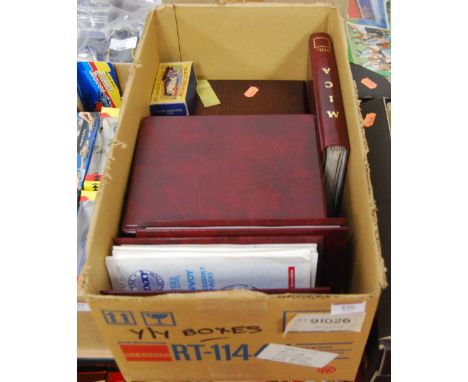 A quantity of Mica Matchbox Models of Yesteryear booklets and brochures; together with a boxed Matchbox Models of Yesteryear 