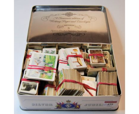 A box of loose cigarette cards which appear to be in sets to include Wills Gardening Hints, Hignett's Among the Maoris, Playe