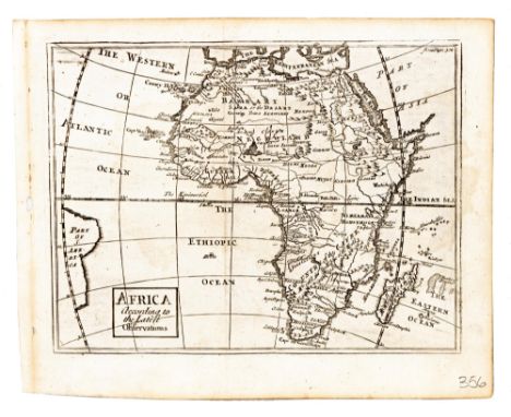 John SenexAFRICA ACCORDING TO THE LASTEST OBSERVATIONSLondon: Printed by S Palmer, for R Knaplock, etc. [c1730]Copperplate, o