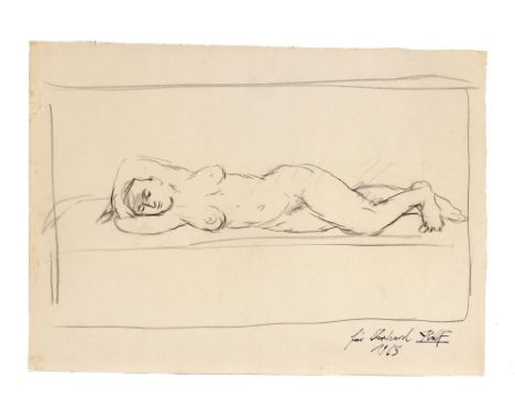signed 'Ralf', dated 1963 and inscribed 'fÃ¼r Ehrhard'charcoal on paper30,5 by 43cm, unframedPROVENANCEGalerie Frank Hanel; P