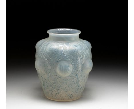 With blue patination, Marcilhac 979, 1926, engraved to the base R Lalique France21cm high